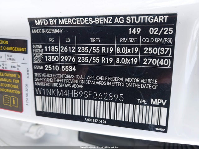 2025 MERCEDES-BENZ GLC 300 W1NKM4HB9SF362895 Photo 8