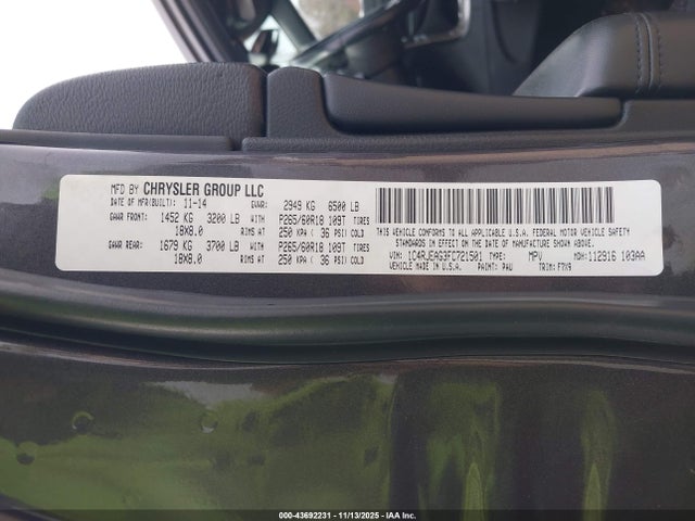 Продаж на аукціоні авто 2015 Jeep Grand Cherokee Laredo, vin: 1C4RJEAG3FC721501, номер лоту: 43692231