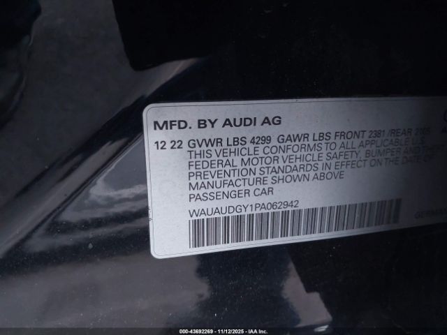 2023 AUDI A3 WAUAUDGY1PA062942 Photo 8