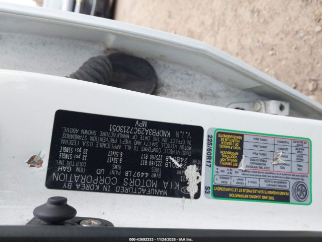 2012 KIA SPORTAGE KNDPB3A29C7213051 Photo 8