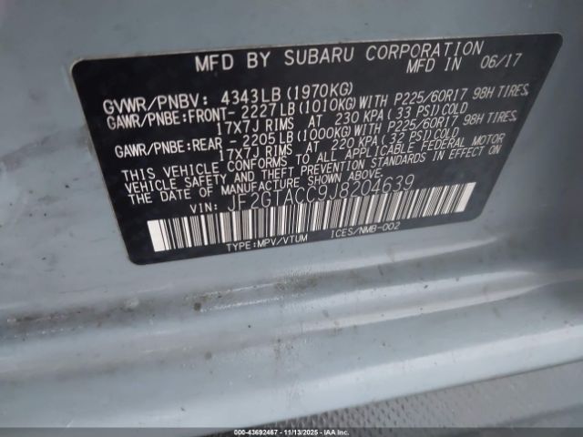 2018 SUBARU CROSSTREK JF2GTACC9J8204639 Photo 8