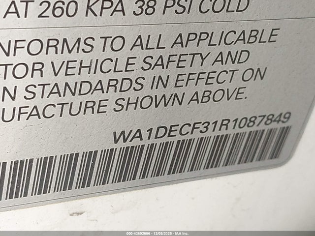 2024 AUDI Q3 WA1DECF31R1087849 Photo 8