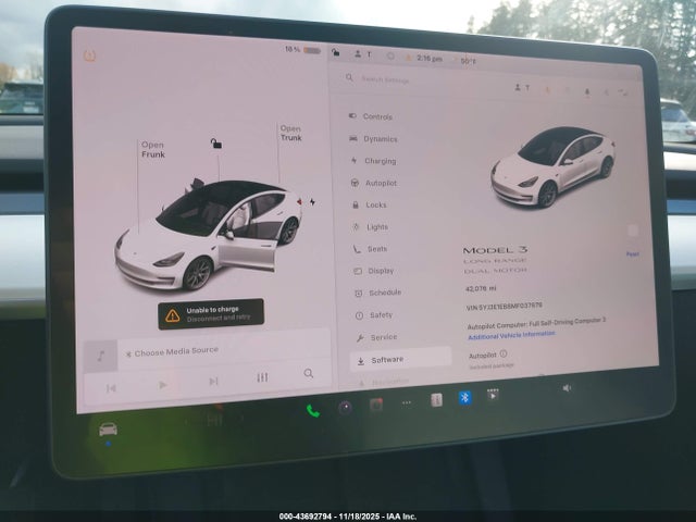 2021 TESLA MODEL 3 5YJ3E1EB8MF037979 Photo 6