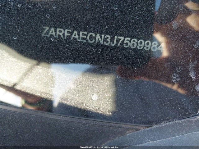 2018 ALFA ROMEO GIULIA ZARFAECN3J7569984 Photo 8