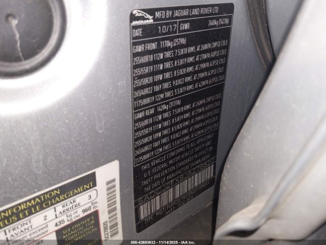 2018 JAGUAR F-PACE SADCJ2FX8JA278820 Photo 8