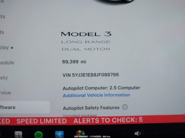 2018 TESLA MODEL 3 5YJ3E1EB8JF088796 Photo 6