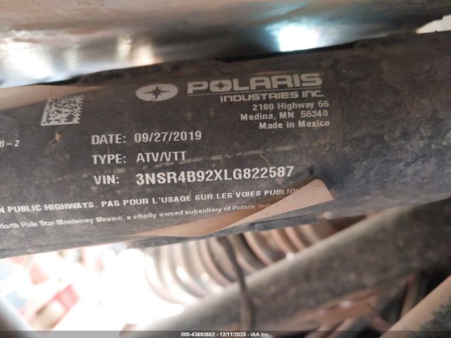 2020 POLARIS RZR 3NSR4B92XLG822587 Photo 9