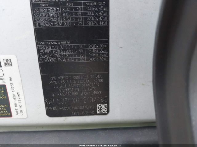 2023 LAND ROVER DEFENDER SALEJ7EX6P2107465 Photo 8