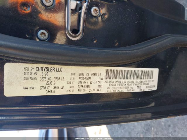 2009 DODGE RAM 1500 1D3HB13T09S718830 Photo 8