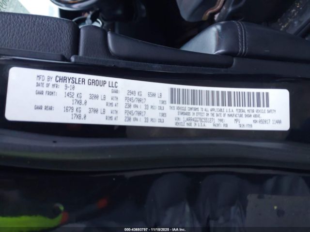 2011 JEEP GRAND CHEROKEE 1J4RR4GG7BC551271 Photo 8