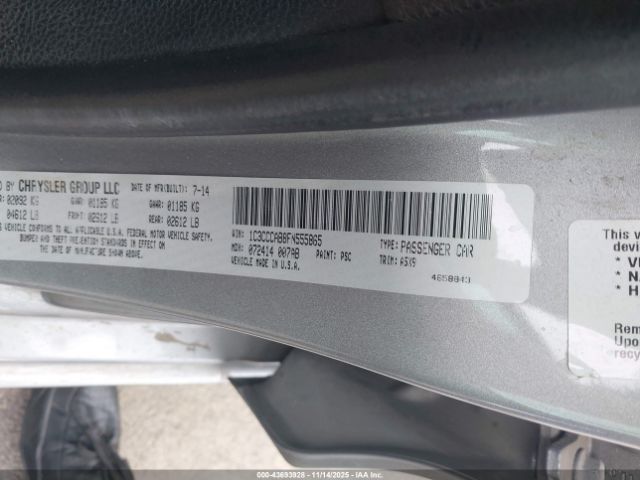 2015 CHRYSLER 200 1C3CCCAB8FN555865 Photo 8