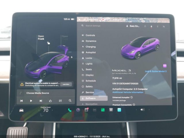 2019 TESLA MODEL 3 5YJ3E1EA6KF310020 Photo 6