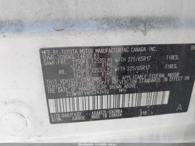 2023 TOYOTA RAV4 2T3W1RFV4PC243493 Photo 8