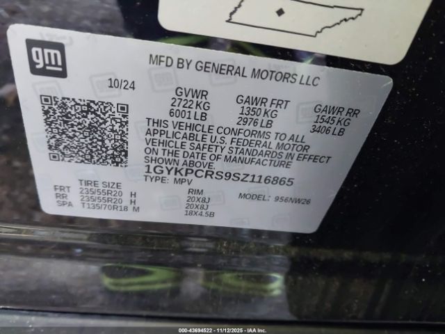 2025 CADILLAC XT6 1GYKPCRS9SZ116865 Photo 8