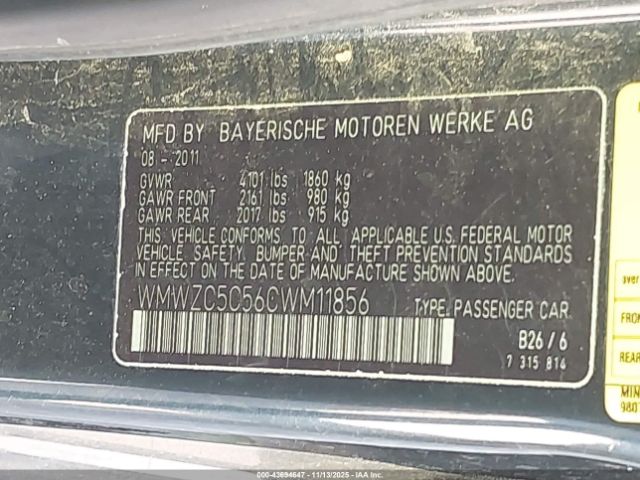 2012 MINI COOPER S COUNTRYMAN WMWZC5C56CWM11856 Photo 8