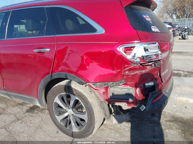 43694663 :رقم المزاد ، 5XYPHDA54JG424060 vin ، 2018 Kia Sorento 3.3l Ex مزاد بيع