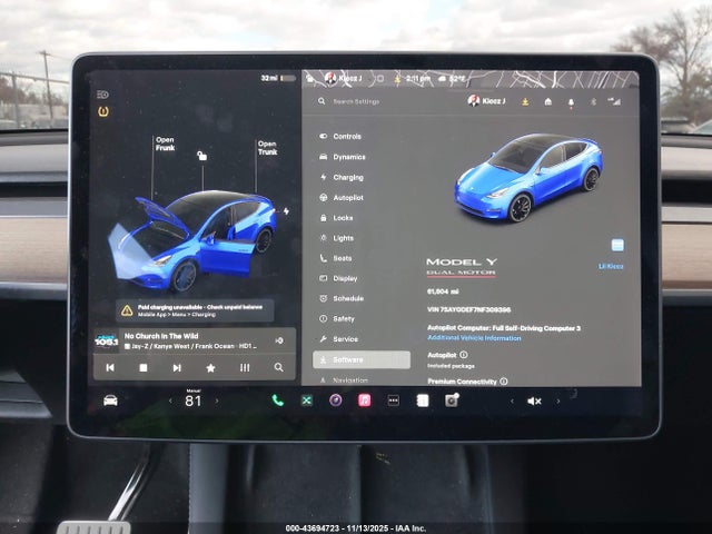 2022 TESLA MODEL Y 7SAYGDEF7NF309396 Photo 6