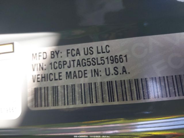 2025 JEEP GLADIATOR 1C6PJTAG5SL519661 Photo 8