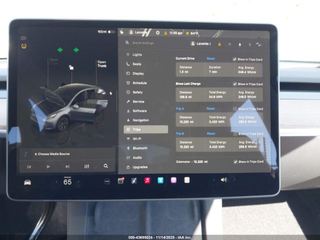 2025 TESLA MODEL Y 7SAYGDED1SA368287 Photo 6