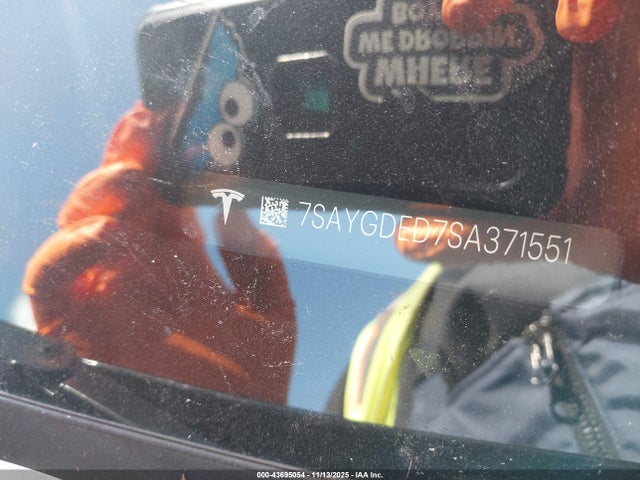 2025 TESLA MODEL Y 7SAYGDED7SA371551 Photo 8