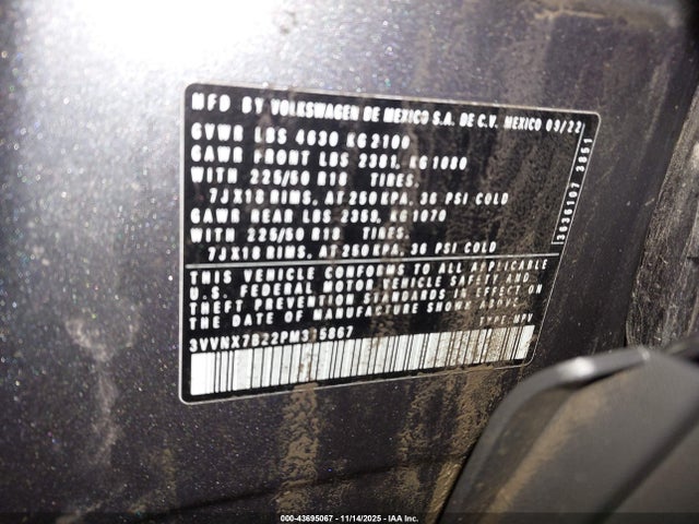 2023 VOLKSWAGEN TAOS 3VVNX7B22PM315867 Photo 8