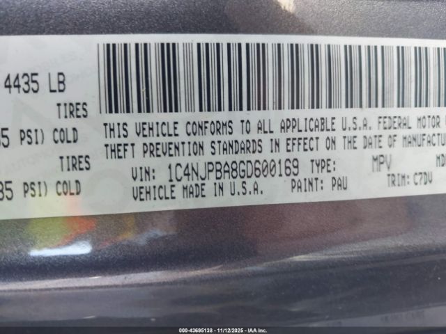 2016 JEEP PATRIOT 1C4NJPBA8GD600169 Photo 8