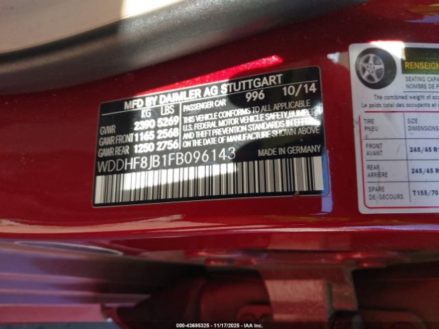 2015 MERCEDES-BENZ E 350 WDDHF8JB1FB096143 Photo 8