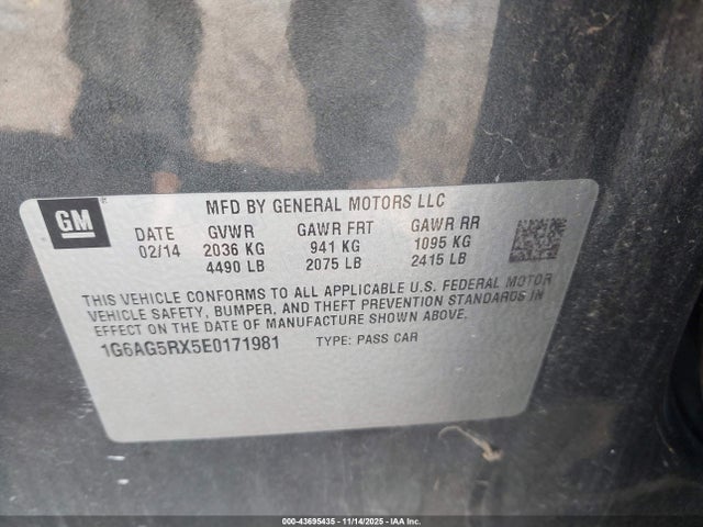 2014 CADILLAC ATS 1G6AG5RX5E0171981 Photo 8