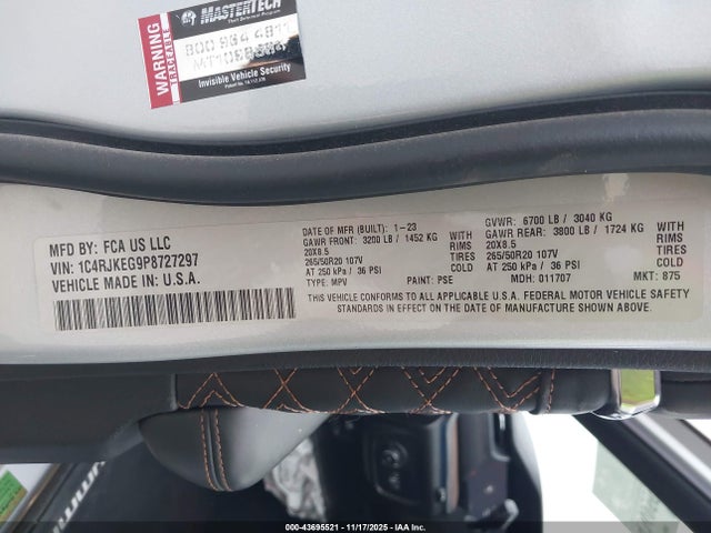 2023 JEEP GRAND CHEROKEE L 1C4RJKEG9P8727297 Photo 8