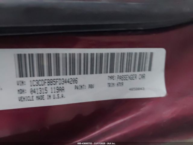 2015 DODGE DART 1C3CDFBB5FD344206 Photo 8