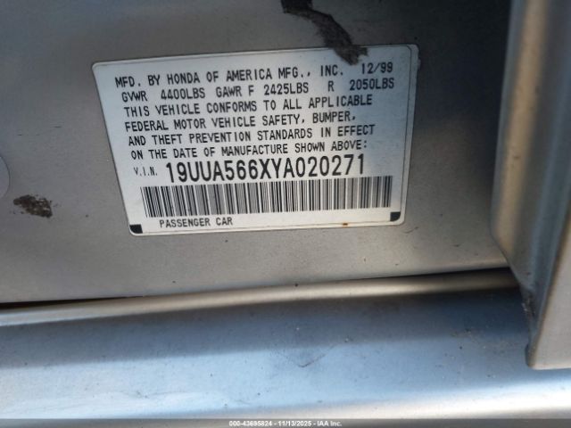 2000 ACURA TL 19UUA566XYA020271 Photo 8