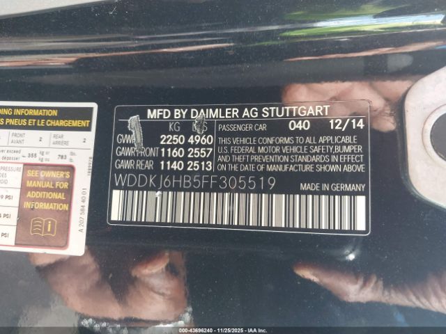 2015 MERCEDES-BENZ E 400 WDDKJ6HB5FF305519 Photo 8