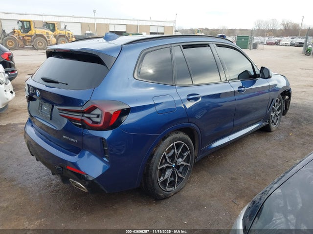 Продаж на аукціоні авто 2022 Bmw X3 Xdrive30i, vin: 5UX53DP01N9M44080, номер лоту: 43696287