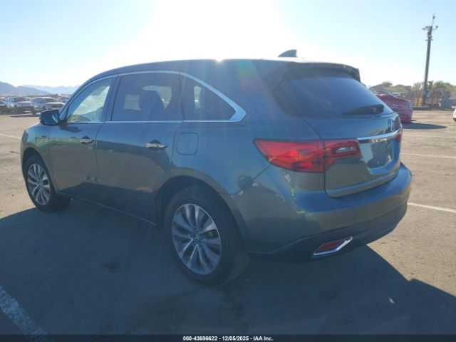 2014 ACURA MDX 5FRYD4H45EB030656 Photo 2