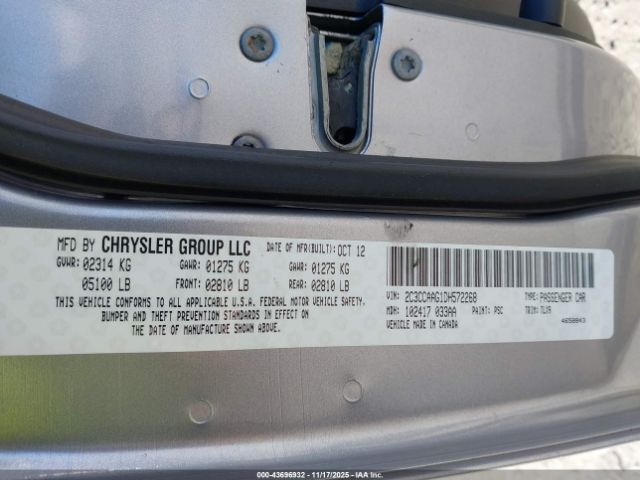 2013 CHRYSLER 300 2C3CCAAG1DH572268 Photo 8