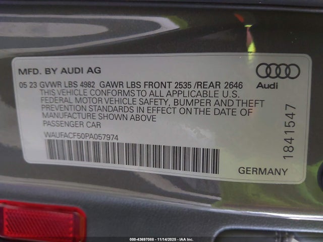 2023 AUDI A5 SPORTBACK WAUFACF50PA057974 Photo 8