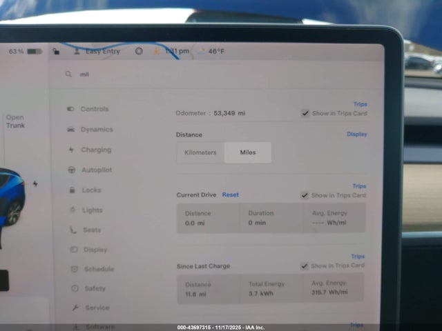 2021 TESLA MODEL Y 5YJYGDEE1MF287396 Photo 6