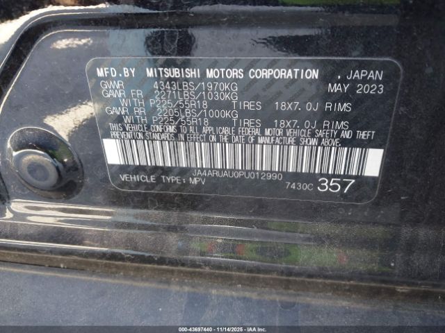 2023 MITSUBISHI OUTLANDER SPORT JA4ARUAU0PU012990 Photo 8