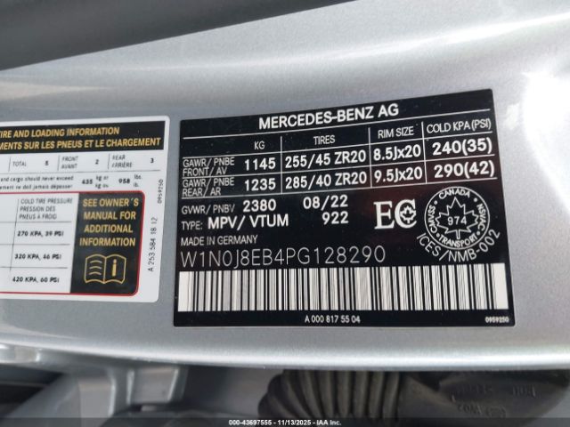 2023 MERCEDES-BENZ GLC 300 W1N0J8EB4PG128290 Photo 8