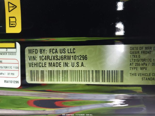 2024 JEEP WRANGLER 1C4RJXSJ6RW101296 Photo 8