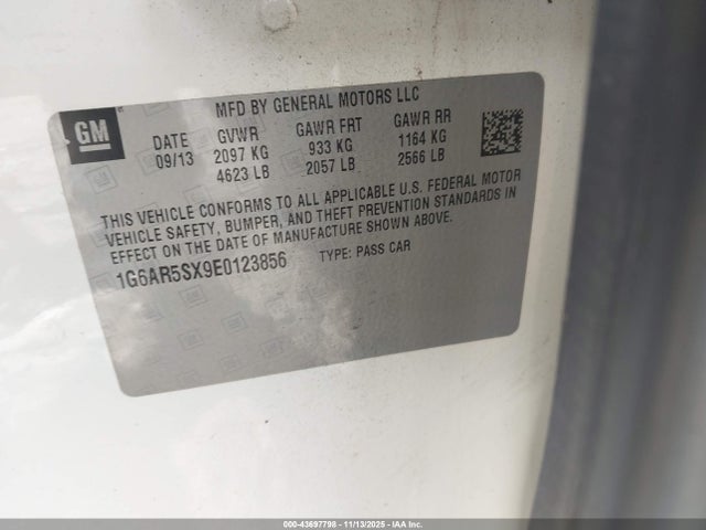 2014 CADILLAC CTS 1G6AR5SX9E0123856 Photo 8