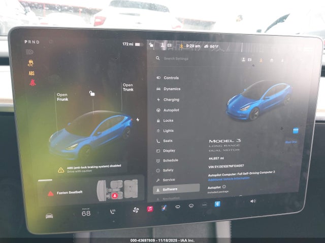 2022 TESLA MODEL 3 5YJ3E1EB7NF134057 Photo 6