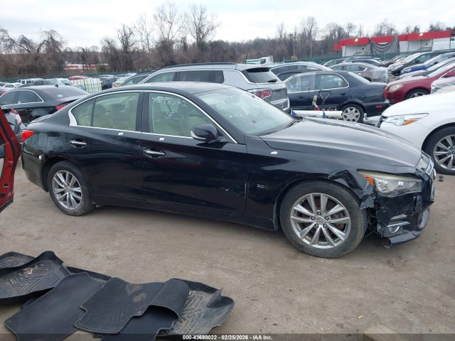 Продаж на аукціоні авто 2017 Infiniti Q50 3.0t Premium, vin: JN1EV7AP7HM738462, номер лоту: 43698022