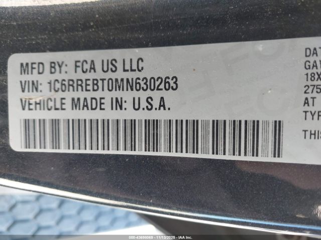 2021 RAM 1500 1C6RREBT0MN630263 Photo 8