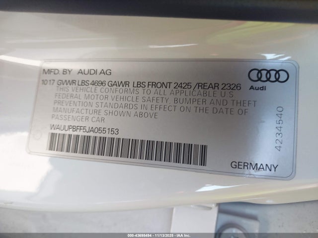 2018 AUDI A3 E-TRON WAUUPBFF5JA055153 Photo 8