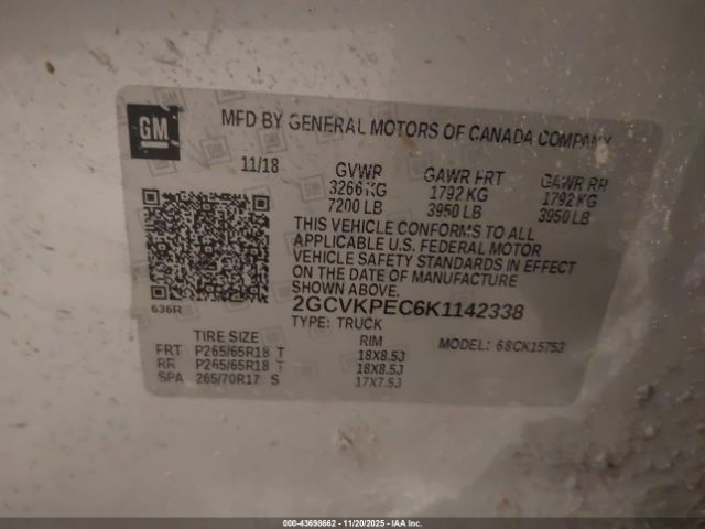 2019 CHEVROLET SILVERADO 1500 LD 2GCVKPEC6K1142338 Photo 8