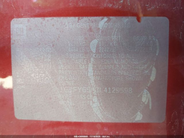 2020 CHEVROLET BOLT EV 1G1FY6S03L4129598 Photo 8