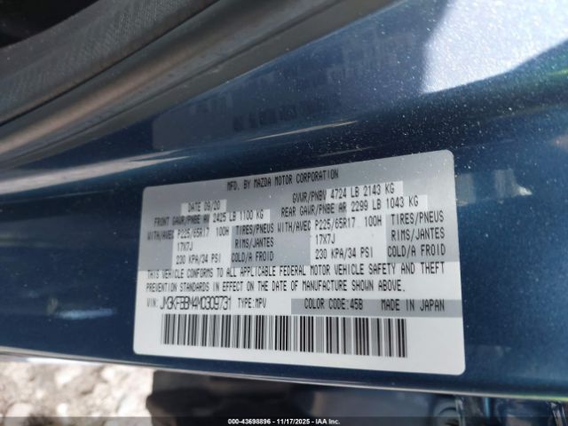 2021 MAZDA CX-5 JM3KFBBM4M0309731 Photo 8