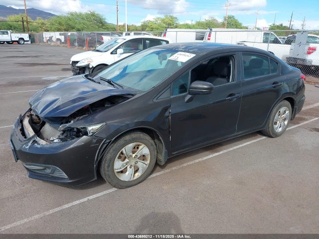 Honda Civic Lx 2014 2HGFB2F57EH503595 Image 2