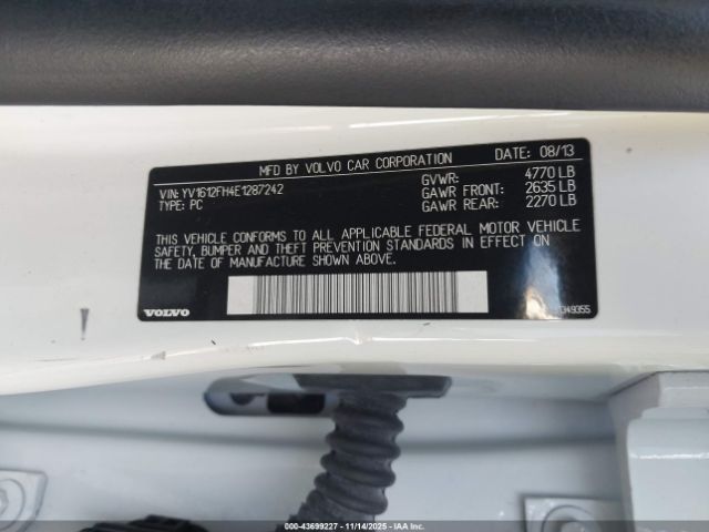 2014 VOLVO S60 YV1612FH4E1287242 Photo 8